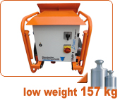 plaster machine for clay 230V-400V switchable UMP1 L-Power dual