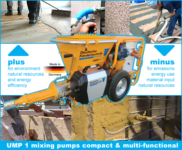 UMP1 mixing and conveying pumps compact class