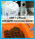 UMP1 L-Power processing earth moist clay material