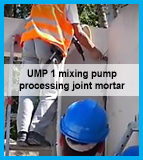 UMP1 with high-strength cementitious mortar